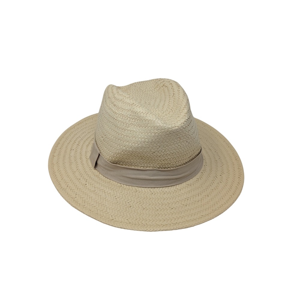 Biltmore for Madewell Straw Sun Hat Beige Tan Summer Vacation Beach Fedora Boho